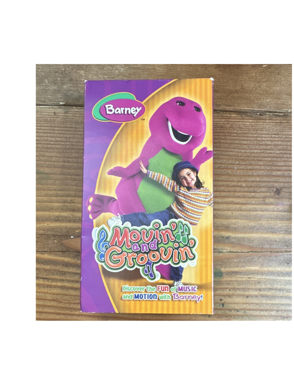HiT Entertainment Barney Movin' and Groovin' VHS 2004 Music Motion NTSC